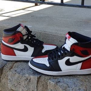 Jordan 1 Custom Bred/Black toe mens 12